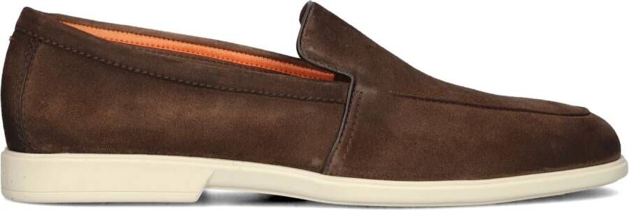 SANTONI Loafers Heren Malibu Maat: 8 Materiaal: Suède Kleur: Bruin - Foto 9