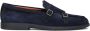 SANTONI Loafers Heren Pura Maat: 6 5 Materiaal: Suède Kleur: Blauw - Thumbnail 2