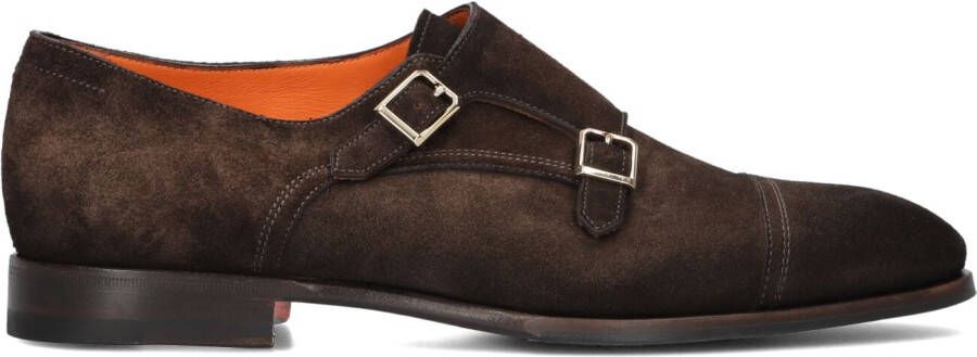 SANTONI Nette Schoenen Heren 19027 Maat: 13 Materiaal: Suède Kleur: Bruin