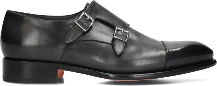 SANTONI Nette Schoenen Heren Carter 11652 Maat: 7 5 Materiaal: Leer Kleur: Blauw