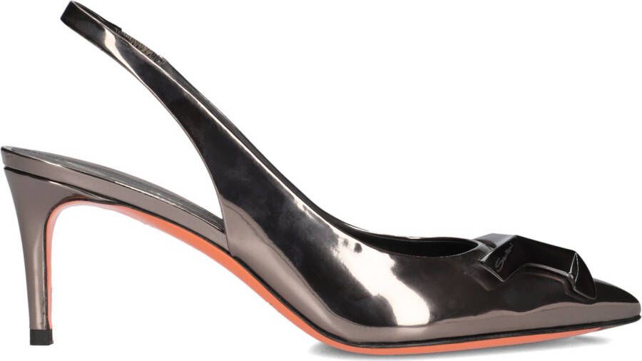SANTONI Pumps Dames 70465 Maat: 37 Materiaal: Leer Kleur: Zilver