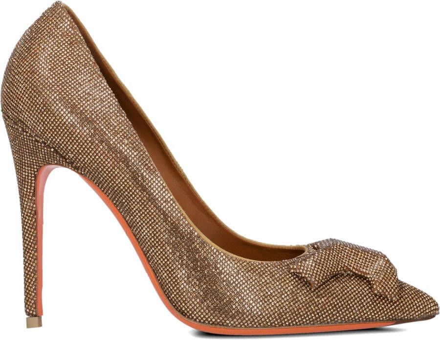 SANTONI Pumps Dames 70636 Maat: 38 5 Materiaal: Textiel Kleur: Bronskleurig