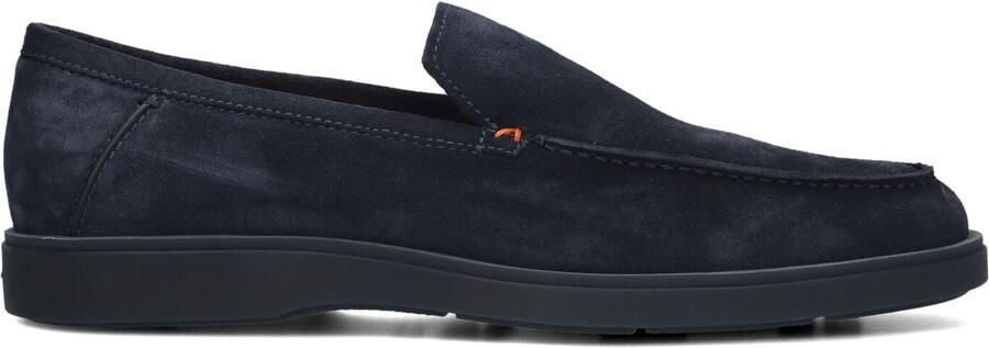 SANTONI Instappers Heren Detroit 17824 Dz Suède Blauw