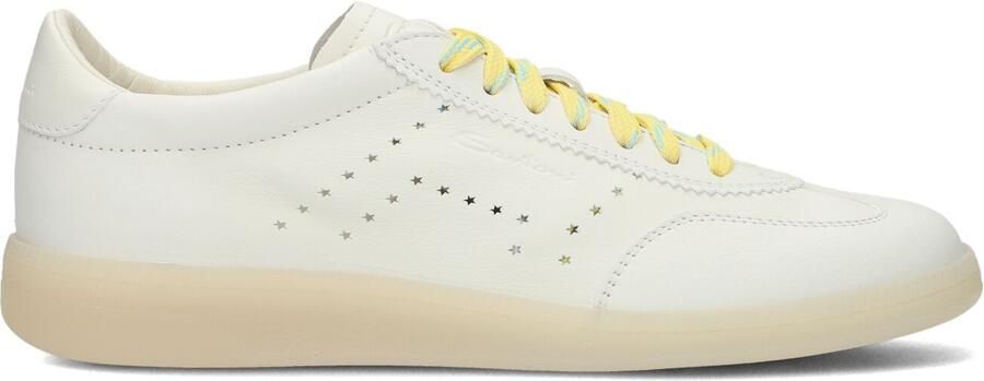 SANTONI Lage Sneakers Dames Oly-pulse Maat: 37 Materiaal: Leer Kleur: Wit
