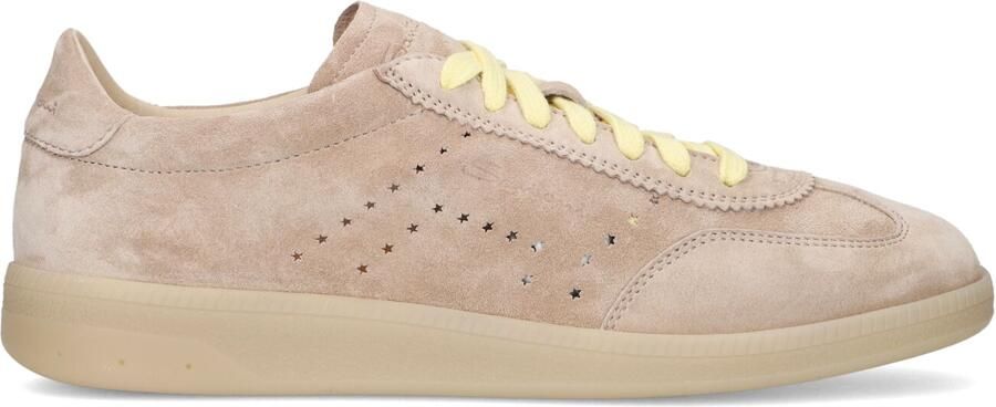 SANTONI Lage Sneakers Dames Oly-pulse Maat: 38 Materiaal: Suède Kleur: Beige