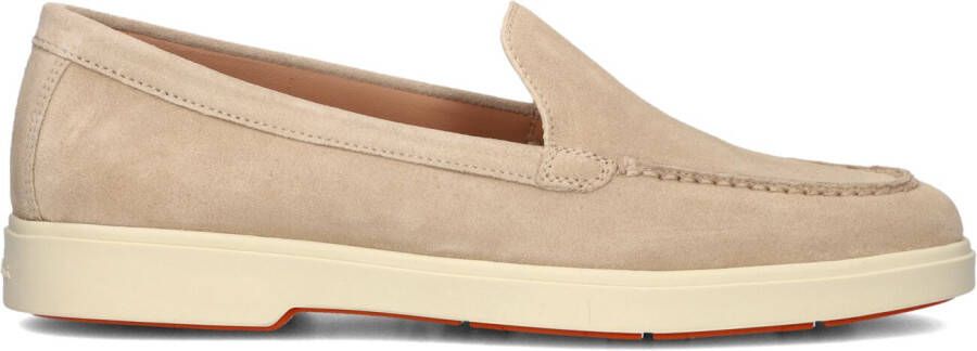 SANTONI Sneakers Dames Yalta Moc Maat: 37 Materiaal: Suède Kleur: Beige