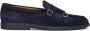 SANTONI Loafers Heren Pura Maat: 8 Materiaal: Suède Kleur: Blauw - Thumbnail 2
