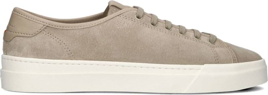 SANTONI Sneakers Heren Volee D Maat: 9 Materiaal: Suède Kleur: Beige