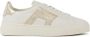 SANTONI Lage Sneakers Dames 61070 Maat: 41 Materiaal: Leer Kleur: Wit - Thumbnail 2