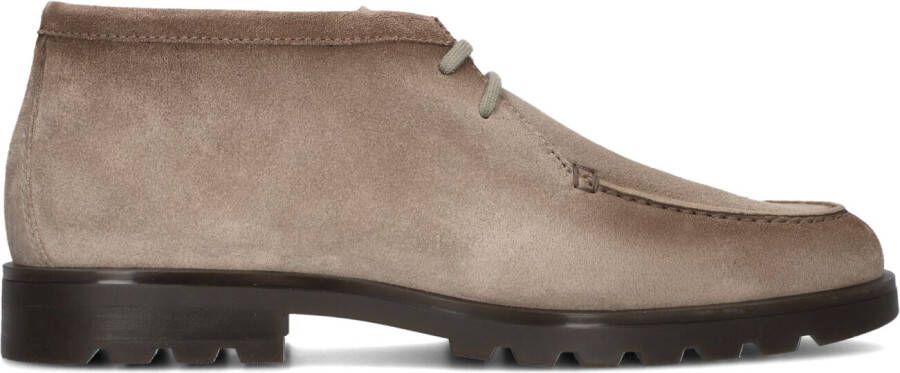 SANTONI Veterschoenen Heren 18609 Maat: 7 Materiaal: Suède Kleur: Beige