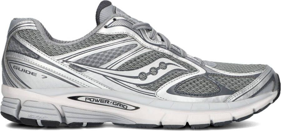 SAUCONY Lage Sneakers Dames Progrid Guide 7 Maat: 39 Materiaal: Mesh Kleur: Grijs