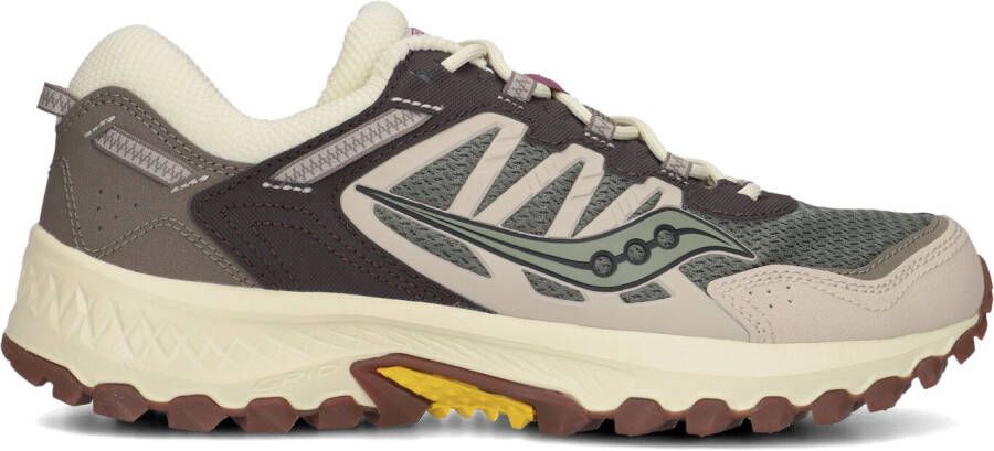 SAUCONY Lage Sneakers Heren Grid Peak M Maat: 42 Materiaal: Mesh Kleur: Groen