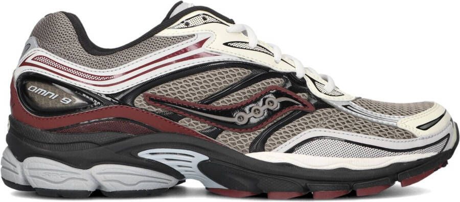SAUCONY Lage Sneakers Heren Progrid Omni 9 H Maat: 44 Materiaal: Mesh Kleur: Grijs