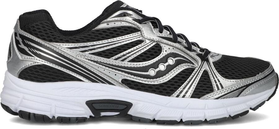 SAUCONY Lage Sneakers Dames Grid Legacy Leatherlook Zwart