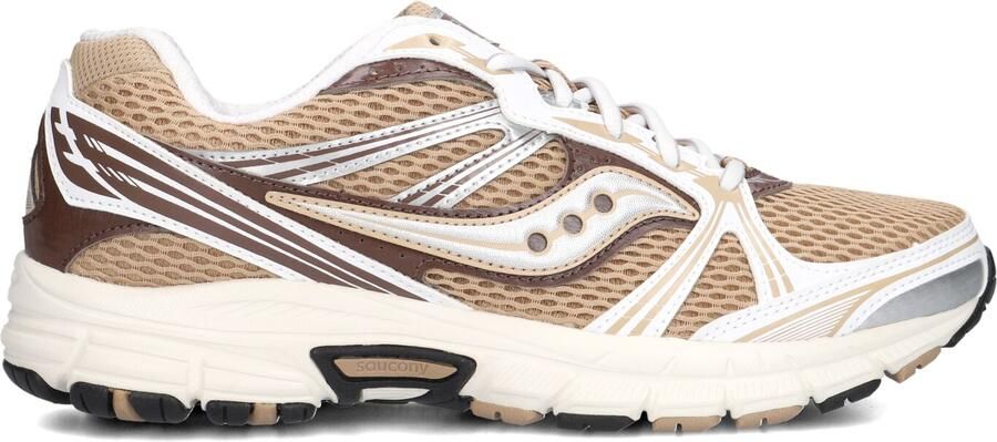 SAUCONY Lage Sneakers Dames Grid Legacy Leatherlook Beige