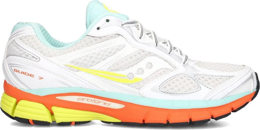 SAUCONY Lage Sneakers Dames Progrid Guide 7 Maat: 42 Materiaal: Mesh Kleur: Wit