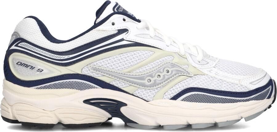 SAUCONY Lage Sneakers Dames Progrid Omni 9 Maat: 42 Materiaal: Leatherlook Kleur: Wit