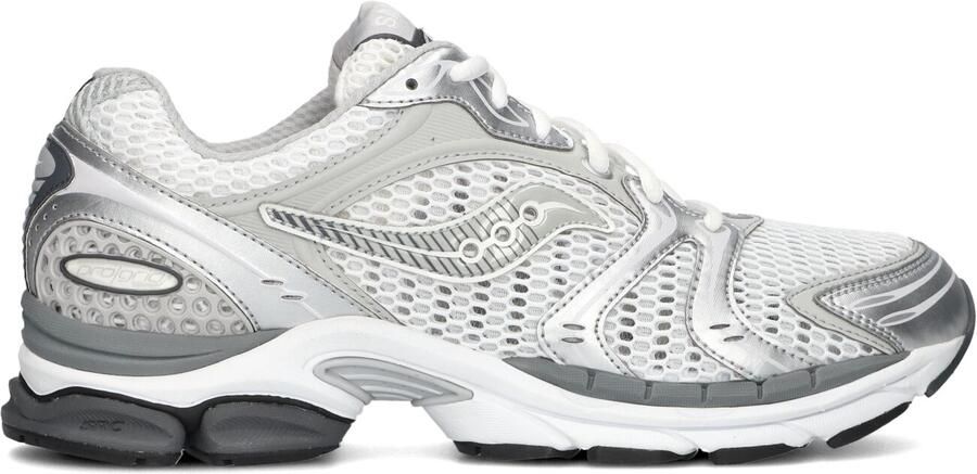 SAUCONY Lage Sneakers Dames Progrid Triumph 4 Maat: 42 Materiaal: Leatherlook Kleur: Zilver