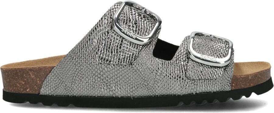 SCHOLL Slippers Dames Noelle Maat: 37 Materiaal: Suède Kleur: Zilver