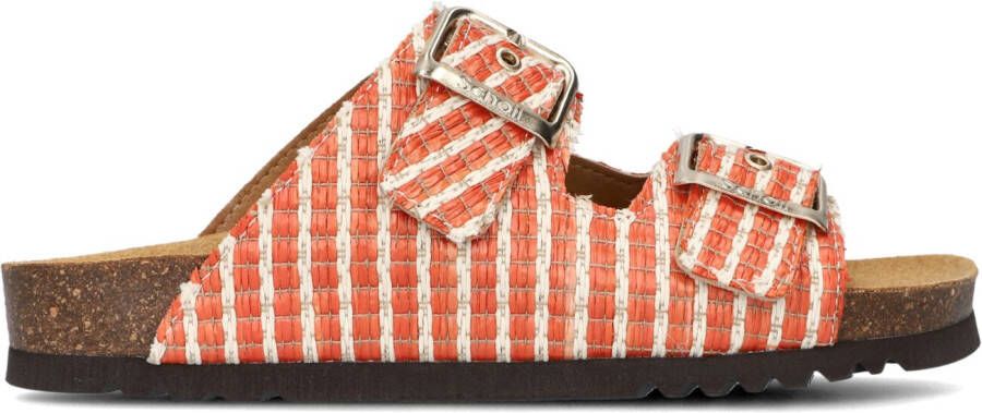 SCHOLL Slippers Dames Noelle Raffia Maat: 37 Materiaal: Raffia Kleur: Oranje