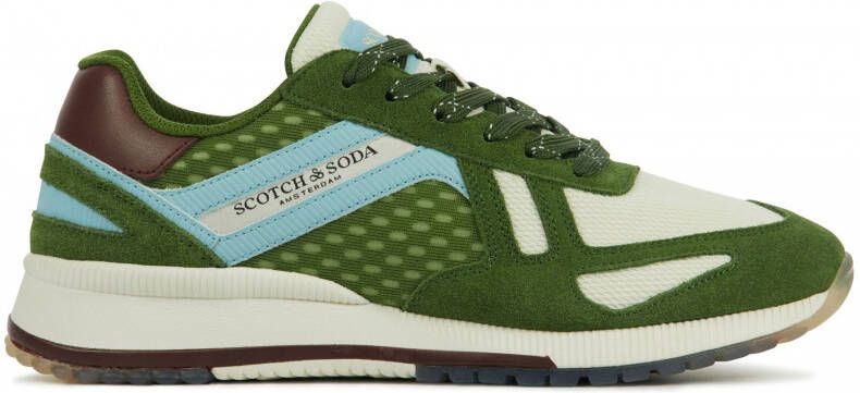 Scotch \u0026 Soda Scotch Soda Sneakers Heren Lage sneakers Herenschoenen Suède  Vivex Groen - Schoenen.nl