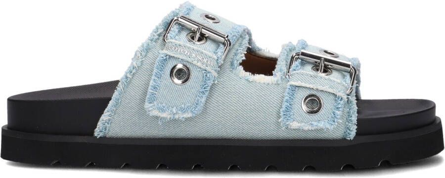 SCOTCH & SODA Slippers Dames Zale 2 Maat: 42 Materiaal: Denim Kleur: Blauw