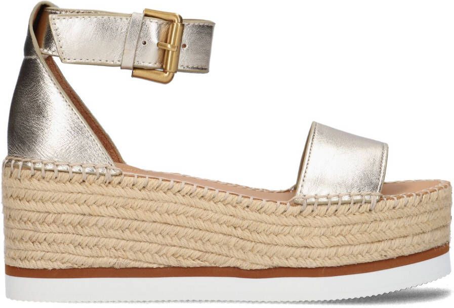 SEE BY CHLOÉ See By Chloé Espadrilles Dames Glyn Maat: 41 Materiaal: Leer Kleur: Goud - Foto 7