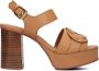SEE BY CHLOÉ See By Chloé Sandalen Dames Loys Sandal Maat: 36 Materiaal: Leer Kleur: Bruin - Thumbnail 3