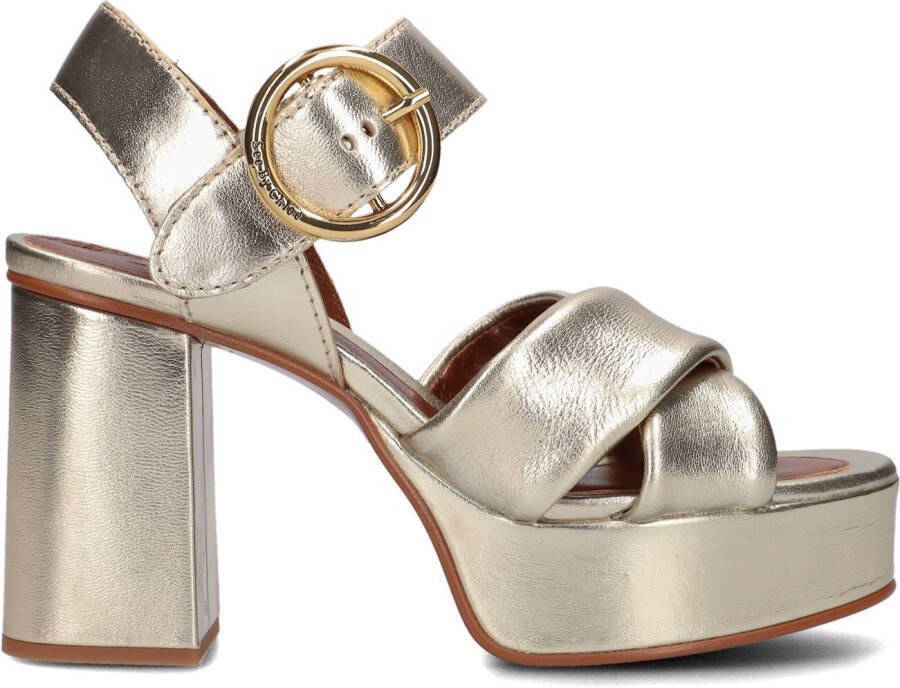SEE BY CHLOÉ See By Chloé Sandalen Dames Lyna Sandaal Maat: 41 Materiaal: Leer Kleur: Goud