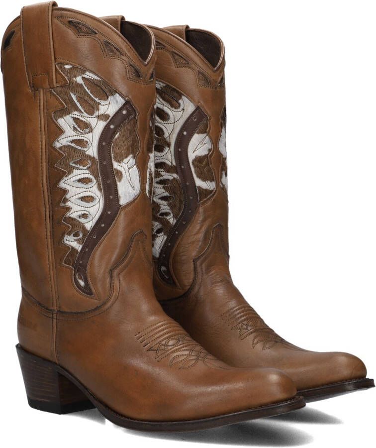 SENDRA Cowboylaarzen Dames 18802 Maat: 35 Materiaal: Leer Kleur: Cognac