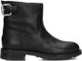 Shabbies Amsterdam Shabbies Alyd Ankle Boot Enkelboots Enkellaarsjes Dames Zwart - Thumbnail 3