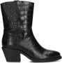 SHABBIES Enkellaarsjes Dames Juul Ankle Boot Maat: 41 Materiaal: Leer Kleur: Zwart - Thumbnail 4