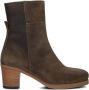 Shabbies Amsterdam Shabbies Lieve G Ankle Boot Enkellaarsjes Enkelboots met rits Dames Taupe - Thumbnail 3