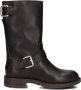 SHABBIES Biker Boots Dames Alyd Mia Maat: 41 Materiaal: Leer Kleur: Bruin - Thumbnail 4