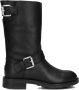 SHABBIES Biker Boots Dames Alyd Mia Maat: 41 Materiaal: Leer Kleur: Zwart - Thumbnail 3