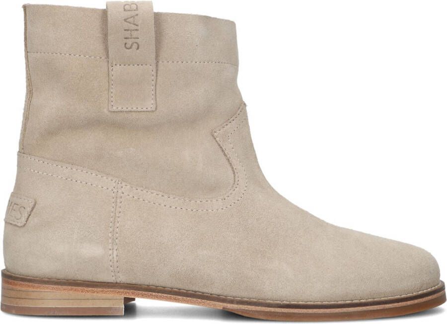 SHABBIES Chelsea Boots Dames Festi Ankie Maat: 43 Materiaal: Suède Kleur: Beige - Foto 3