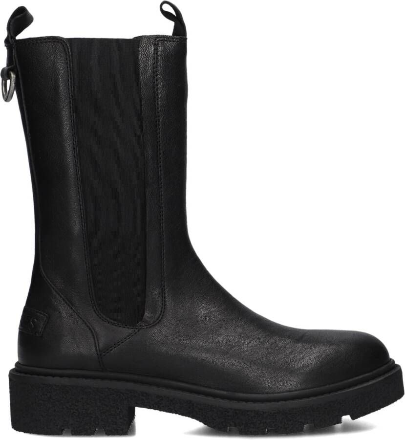 SHABBIES Chelsea Boots Dames Jacy Shelly Maat: 38 Materiaal: Leer Kleur: Zwart - Foto 3