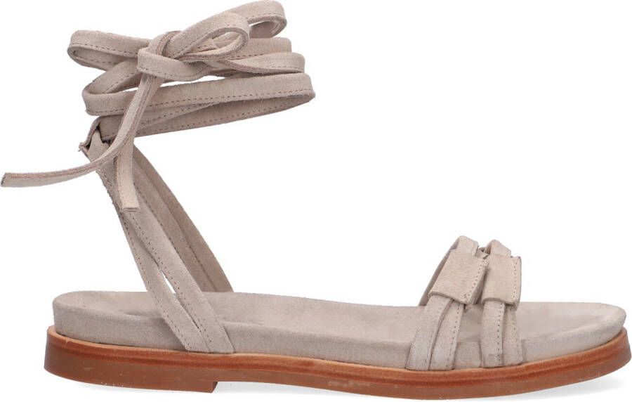 SHABBIES Dames 170020161 Maat: 38 Materiaal: Suède Kleur: Grijs