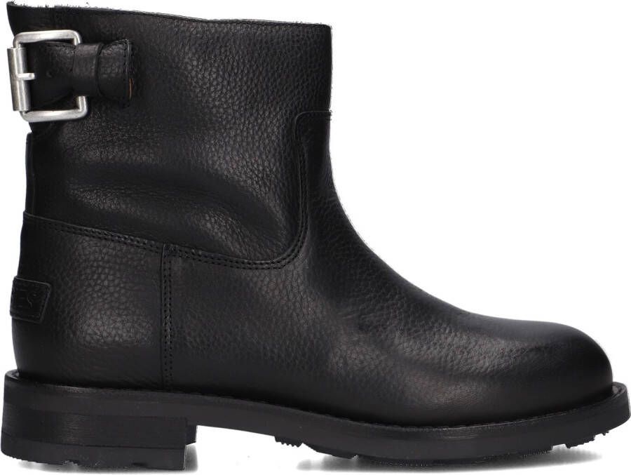Shabbies Amsterdam Shabbies Alyd Ankle Boot Enkelboots Enkellaarsjes Dames Zwart - Foto 3