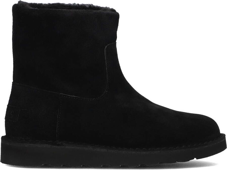 SHABBIES Enkelboots Dames Palissa L Suède Zwart - Foto 4
