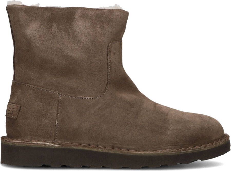 SHABBIES Enkelboots Dames Palissa L Maat: 37 Materiaal: Suède Kleur: Bruin - Foto 3