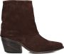 SHABBIES Enkellaarsjes Dames Jaira Double Maat: 36 Materiaal: Suède Kleur: Bruin - Thumbnail 4