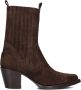 SHABBIES Enkellaarsjes Dames Jaymie Shelly Maat: 42 Materiaal: Suède Kleur: Bruin - Thumbnail 4