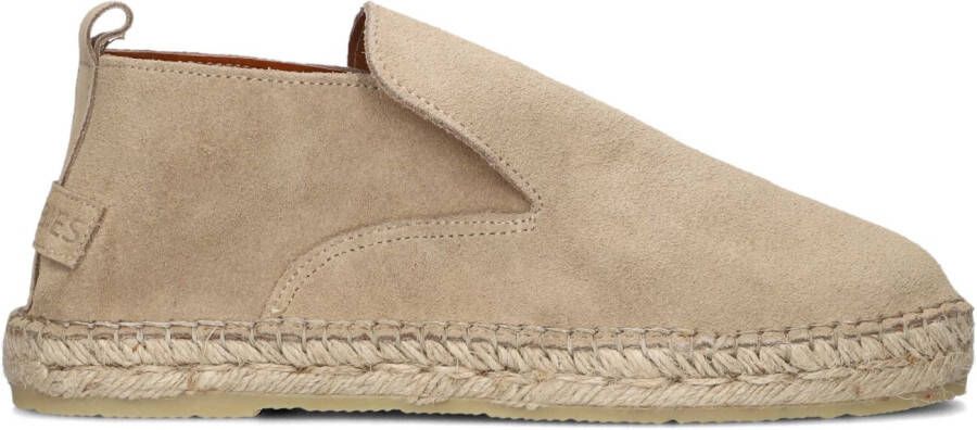 SHABBIES Espadrilles Dames Elche Lofa Suede Maat: 38 Materiaal: Suède Kleur: Beige