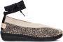 Shabbies Amsterdam Dames Instappers & Ballerina's Shabbies Palma Kimono Black white Zwart - Thumbnail 3