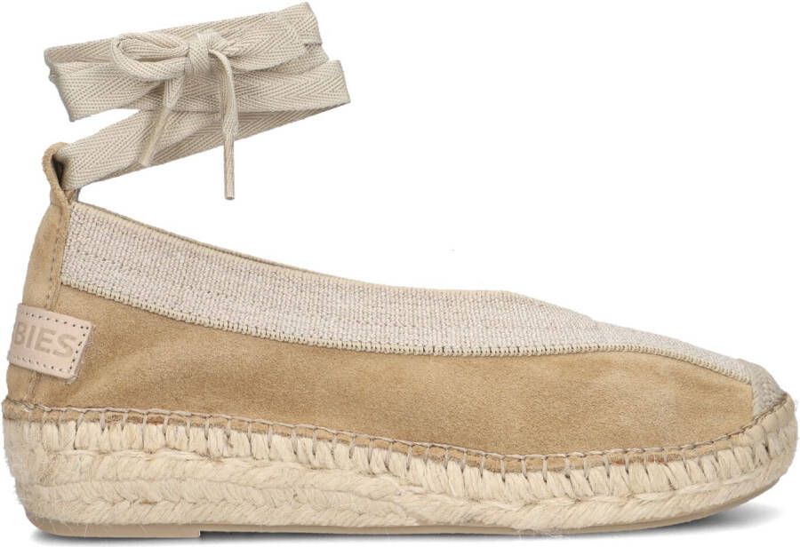 SHABBIES Espadrilles Dames Palma Maat: 42 Materiaal: Suède Kleur: Bruin