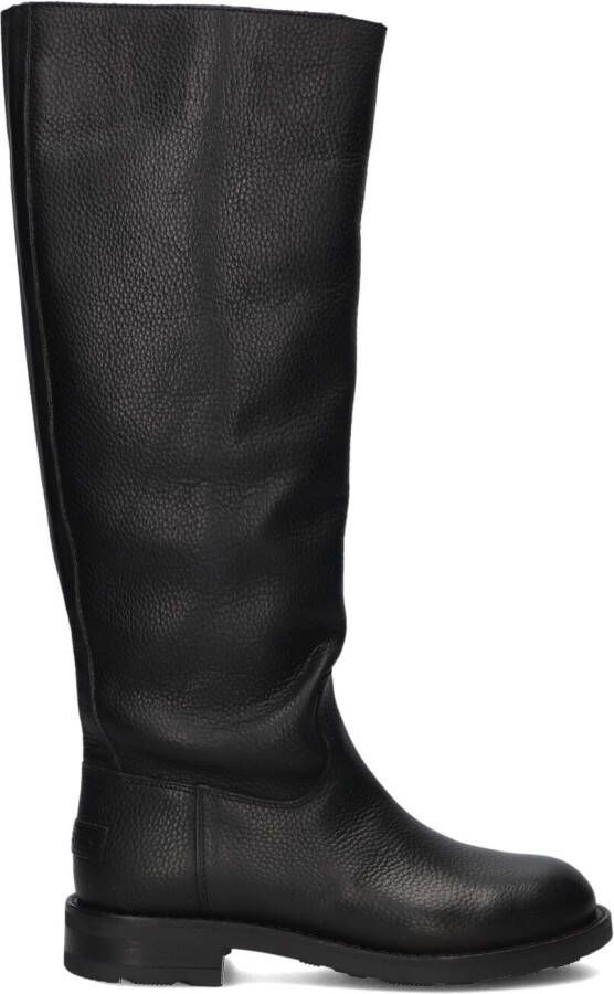SHABBIES Hoge Laarzen Dames Alyd High Boot Maat: 37 Materiaal: Leer Kleur: Zwart - Foto 5