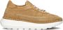 SHABBIES Lage Sneakers Dames Santi Run Maat: 41 Materiaal: Suède Kleur: Cognac - Thumbnail 3