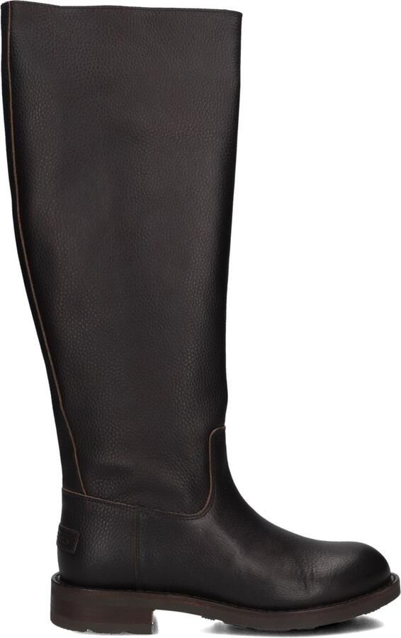 SHABBIES Hoge Laarzen Dames Alyd Tuba Maat: 39 Materiaal: Leer Kleur: Bruin - Foto 2