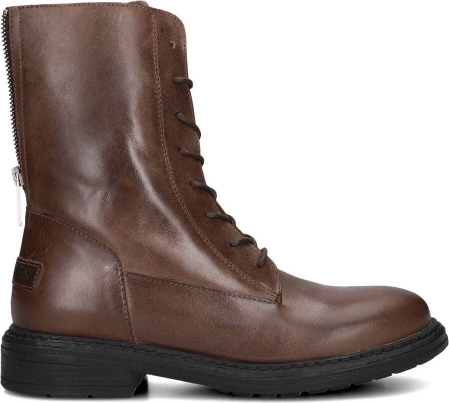 SHABBIES Veterboots Dames Duck Lacey Maat: 37 Materiaal: Leer Kleur: Bruin